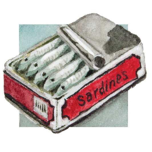 Sardine Can Mini Sticker